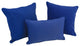 Double-Corded Solid Twill Throw Pillows With Inserts, Set of 3, Royal Blue