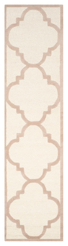 Safavieh Cambridge Cam140P Geometric Rug, Ivory/Beige, 8'0"x8'0" Round