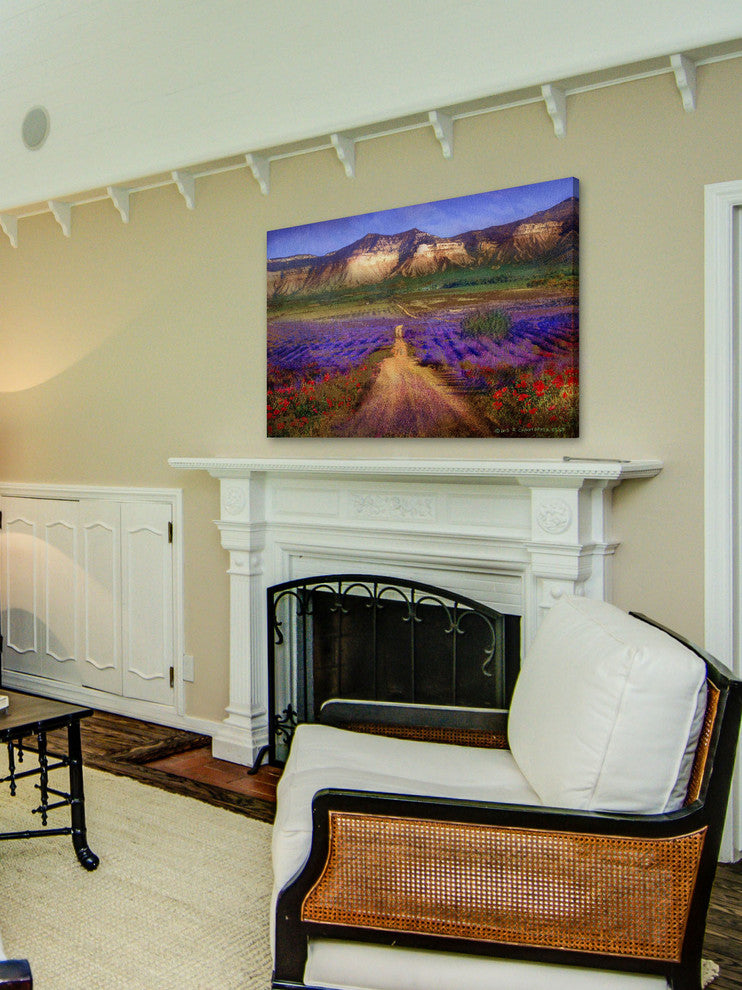 "Bountiful Valley" Painting Print on Canvas by Chris Vest