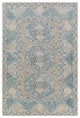 Surya Panipat PNP-2311 8'x10' Rug, Navy/Camel/Beige/Medium Gray/Aqua