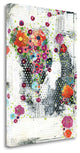 "Floral II" By Sarah Ogren, Giclee Print on Gallery Wrap Canvas, Ready to Hang