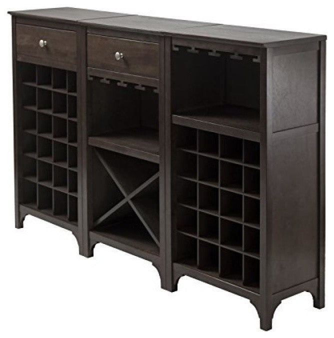Ancona 3-Piece Modular Wine Cabinet Set