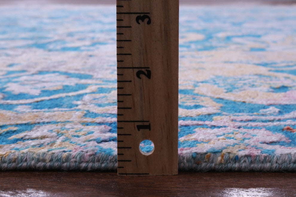 Persian Hand Knotted Wool & Silk Rug 8' 0" X 10' 1" - Q14898