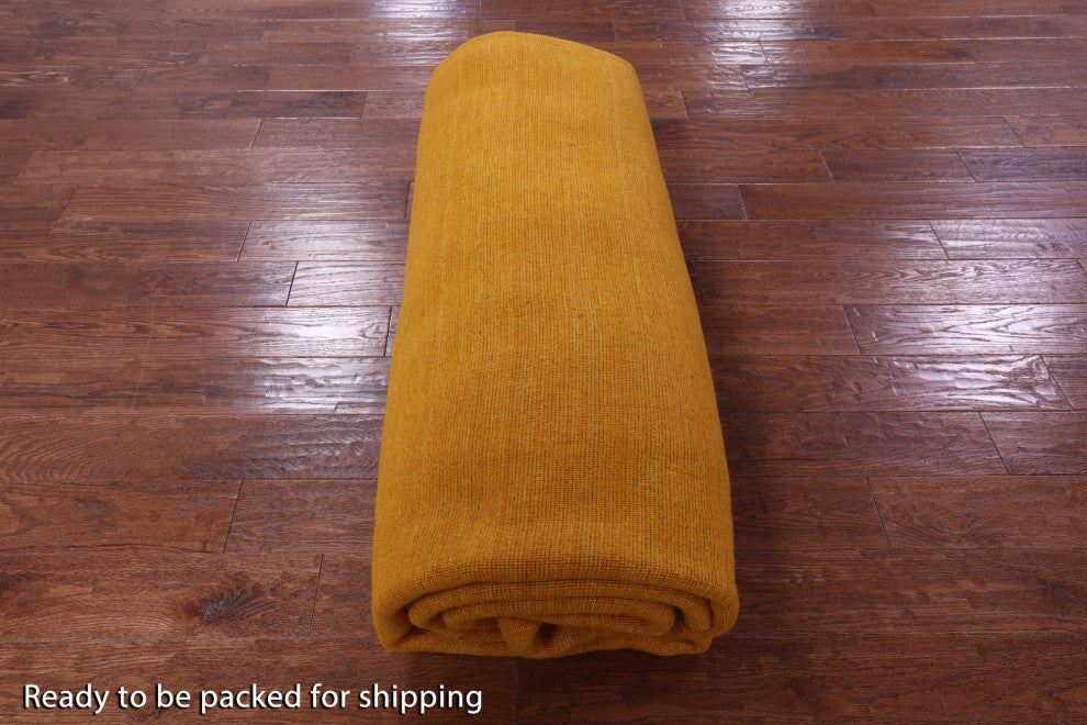 10' Square Persian Gabbeh Hand Knotted Rug - Q15145