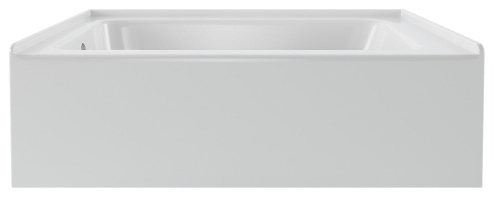 PULSE Tubs White 100% Acrylic Alcove Tub, 30"D, Left