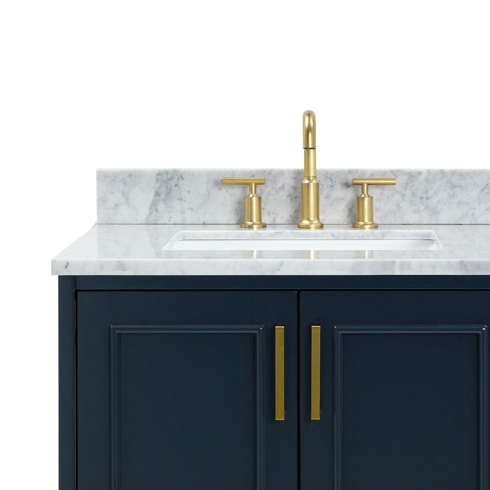 Ariel Stafford 43" Single Left Offset Rectangle Sink Bathroom Vanity