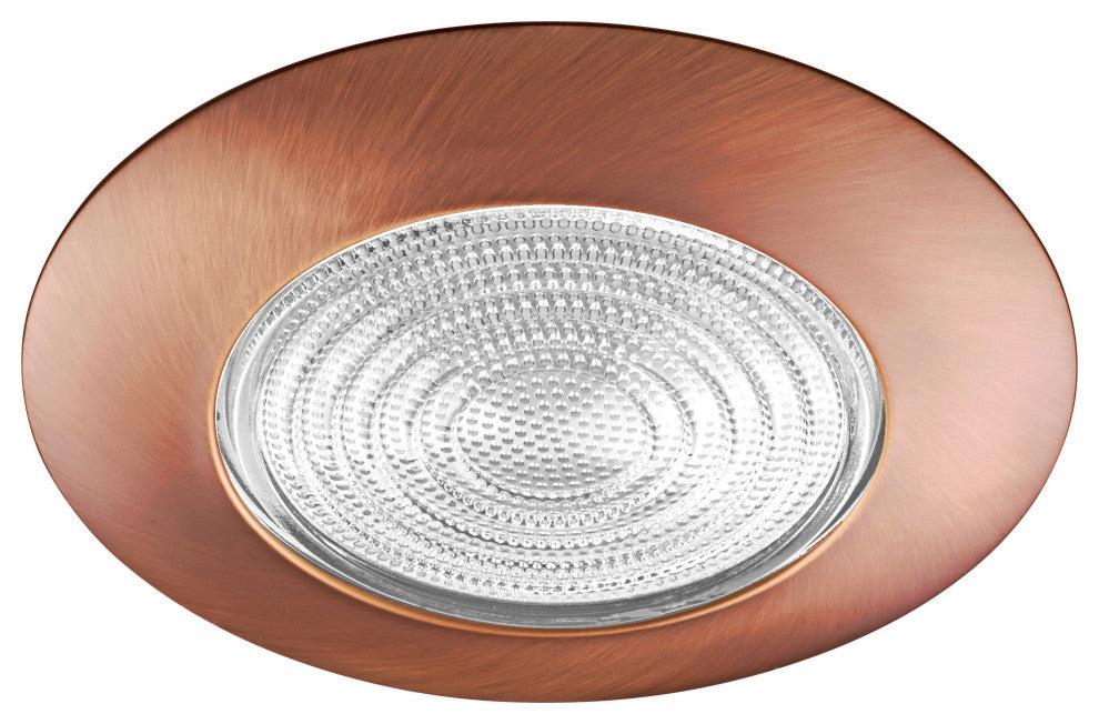 NICOR 6" Recessed Fresnel Shower Trim, Bronze