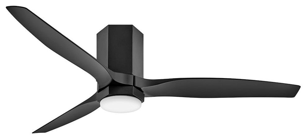 Hinkley Facet LED Ceiling Fan, Matte Black, 52"