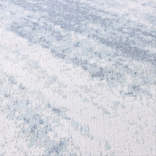 Machine Washable Austin Ivory/Blue Rug