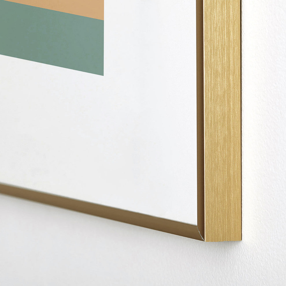 The Old Art Studio Mid Century 7C Metal Framed Art Print