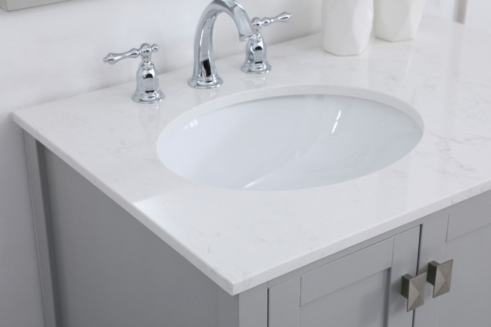 Isabel Grey 32" Single Sink Bathroom Vanity