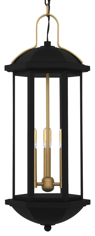 Quoizel CFD1910 Crestfield 3 Light 10"W Outdoor Mini Pendant - Matte Black