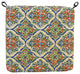 20"X19" Patterned Outdoor Chair Cushions, Set of 2, Splendor Festive