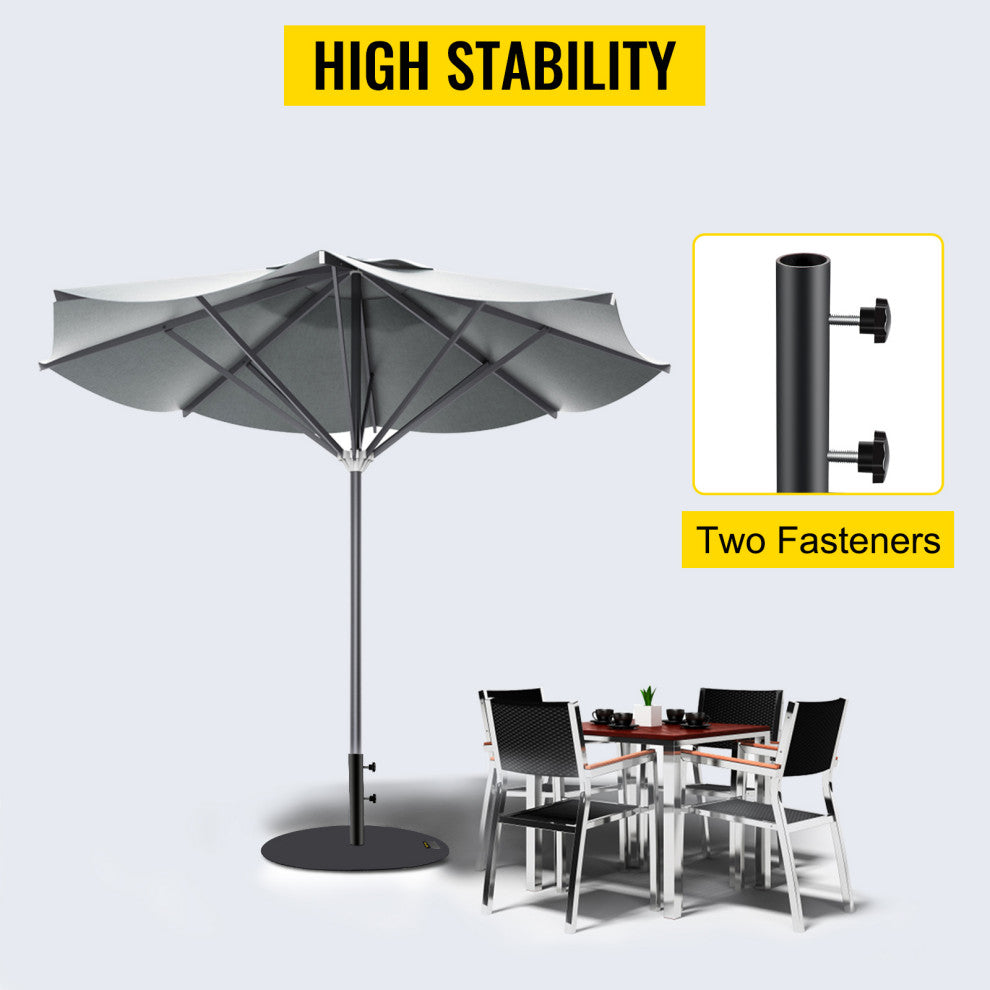 Vevor 27" Round Umbrella Base 39lbs Umbrella''s Holder Stand