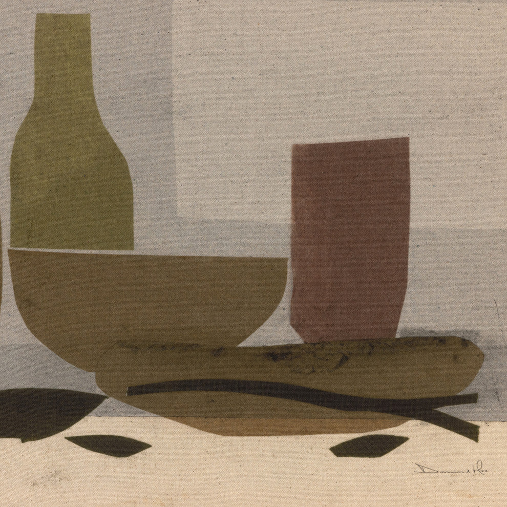 Wine And Olives By Dan Hobday