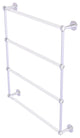 Clearview 4 Tier 30" Ladder Towel Bar with Dotted Accents, Polished Chrome