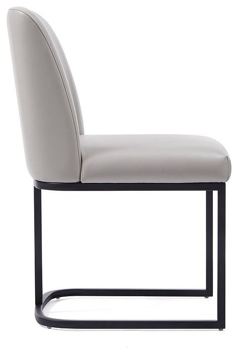 Manhattan Comfort Serena Dining Chair, Set of 6, Light Gray