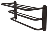 Allied Brass Three Tier Hotel Style Towel Shelf With Drying Rack