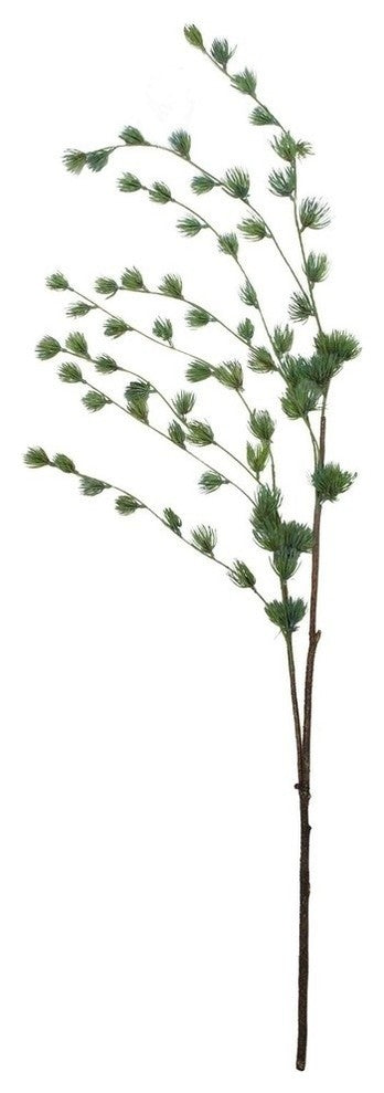 53.5" Artificial Pine Green Mini Needle Hanging Pine Spray