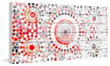 "Bab Taza" Print on White Wood, 40"x20"