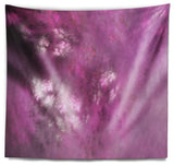 Blur Pink Sky with Stars Abstract Wall Tapestry, 39"x32"