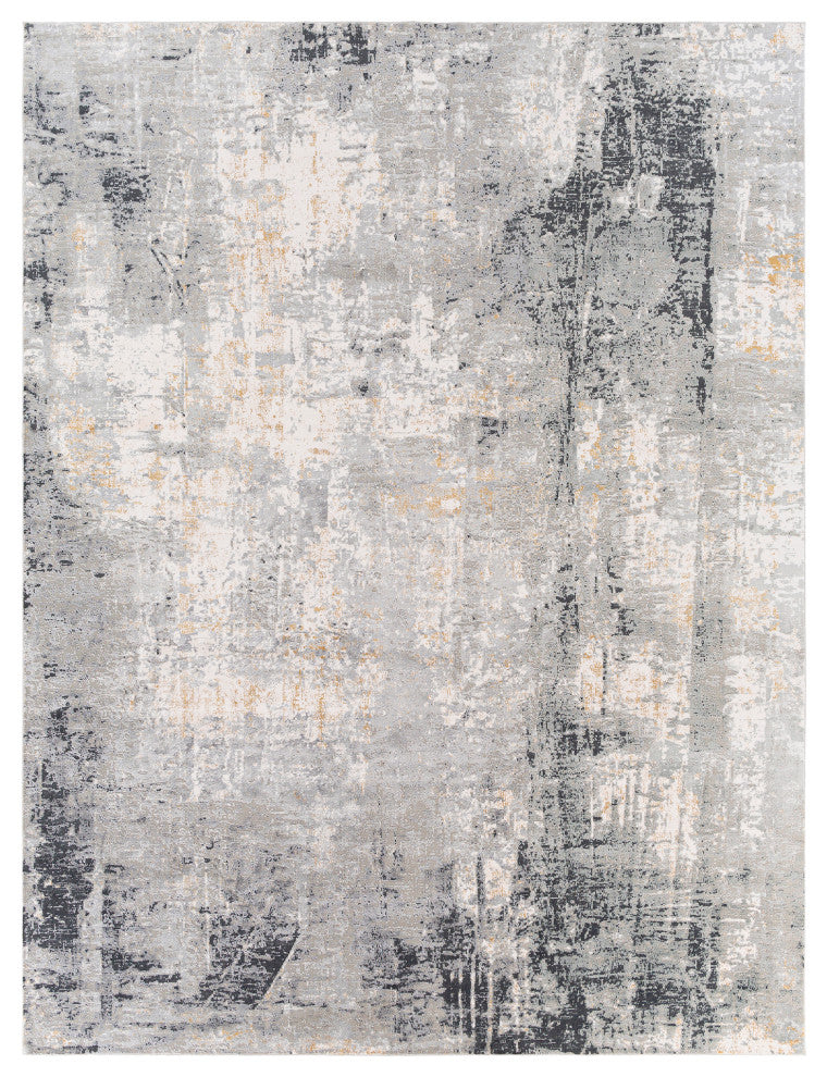 Uttermost Paoli Gray Abstract 5x7.5 Rug