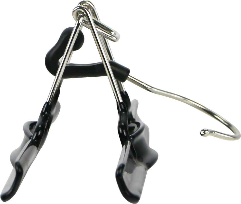 Metal Clamp Hangers, Suitable for Trousers and Skirt, Set of 5, Black