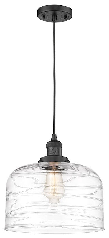 INNOVATIONS 201C-BK-G713-L 1-Light Mini Pendant Matte Black