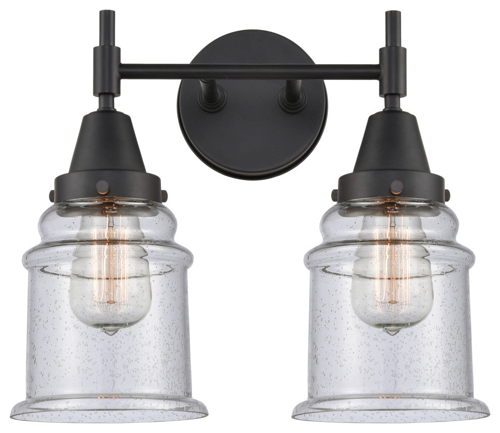 INNOVATIONS LIGHTING 447-2W-BK-G184 Caden 2 Light 17 inch Bath Vanity Light