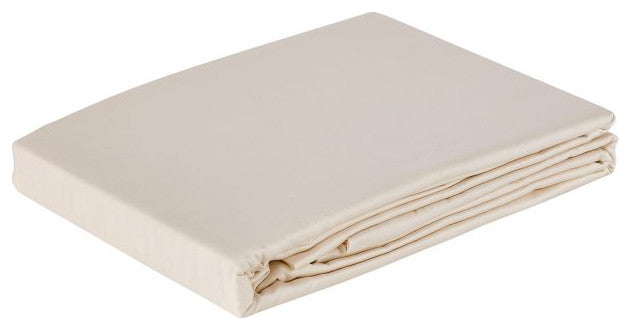 Sleep and Beyond 100% Organic Cotton Duvet Cover, Super King 112x100", Ivory