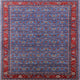 Ahgly Company Indoor Square Mid-Century Modern Area Rugs, 5' Square