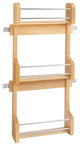 Wood Wall Cabinet Spice Rack Organizer, 10.5"