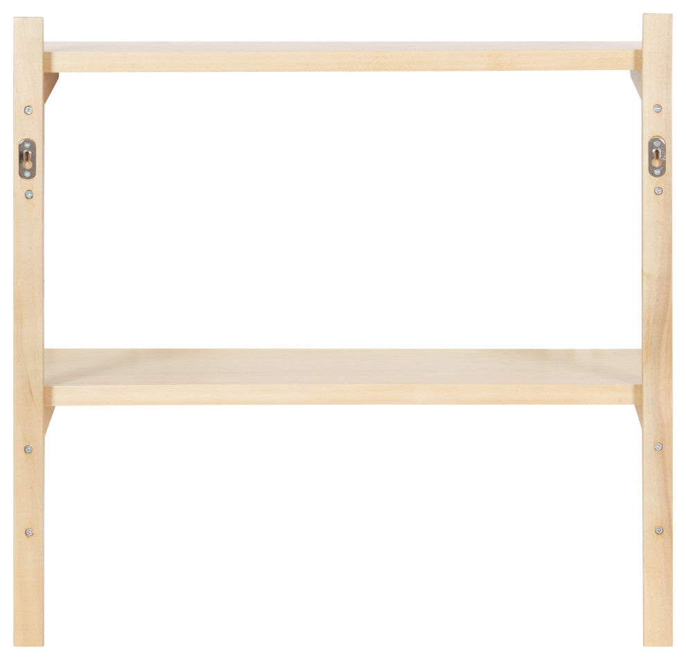 Meridien Wood Wall Shelf, Natural 24x8x24