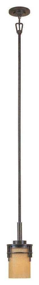 Mission Ridge Mini Pendant, Warm Mahogany