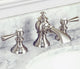 Water Creation Modern Classic Widespread Lavatory Faucet With Pop-Up Drain