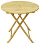 Bamboo Round Folding Bistro Table