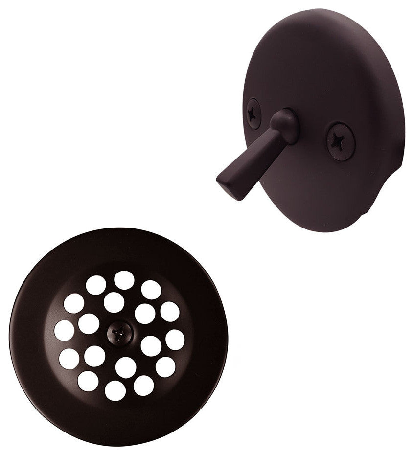 Beehive Grid All Exposed Bath Waste - 22" Make-Up In Oil Rubbed Bronze, Oil Rubbed Bronze