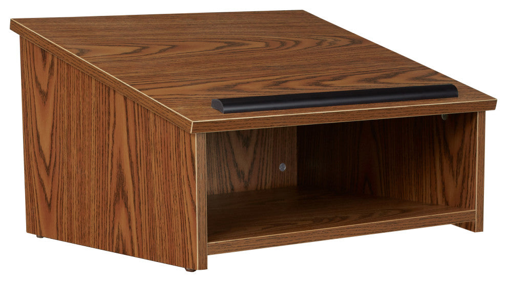 Oklahoma Sound Tabletop Lectern, Medium Oak