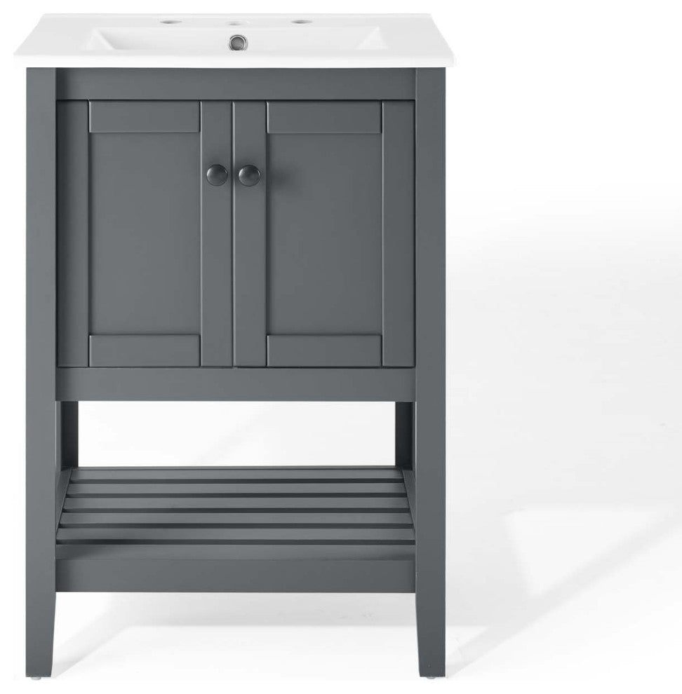 Prestige 24" Bathroom Vanity - Gray White