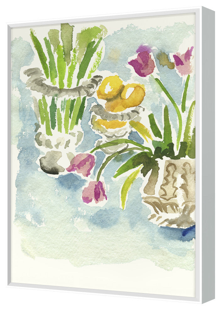 Crystal Vase Fine Art Print, White, 40"x28"