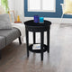 Phillips Accent Table with Drawer, Black