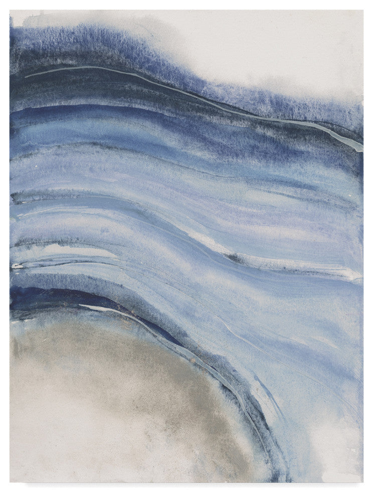 Chris Paschke ''Watercolor Geode Iv'' Canvas Art, 47"x35"