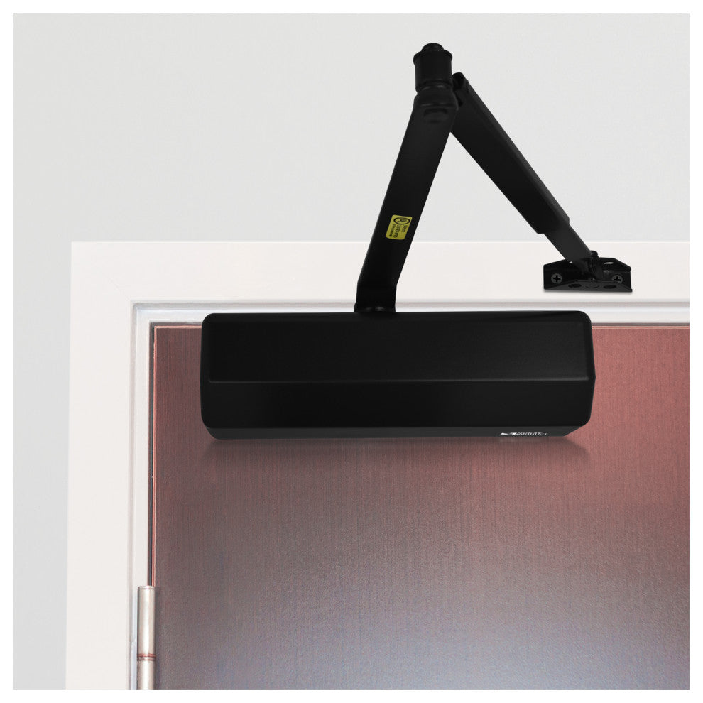 Nuk3y 9000 Series Grade 1 Heavy Duty Door Closer Size 1-6, ADA, UL Listed, Matte Black