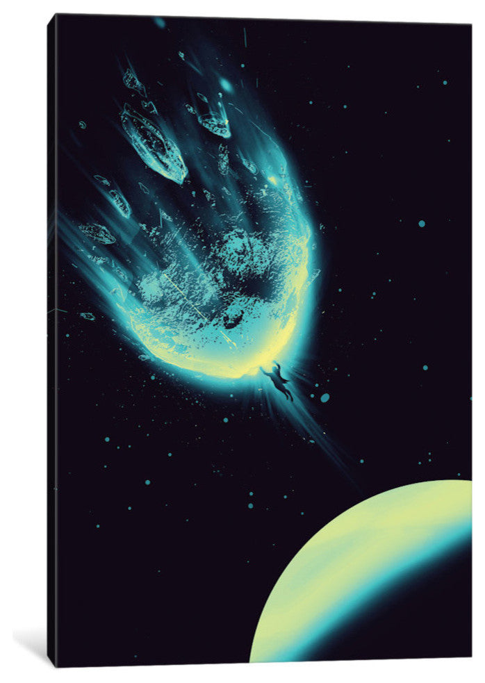 "There Is No Planet To Save" by Nicebleed, 18x12x1.5