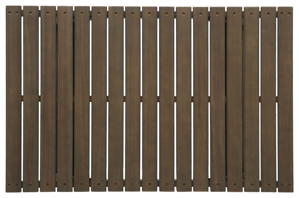 Kailee Outdoor Wooden Coffee Table, Gray Finish