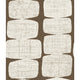 Mid, Century Beads Peel and Stick Wallpaper, Brown
