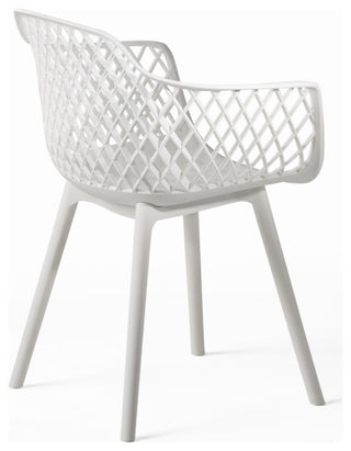 Poppy Outdoor Dining Chair, White