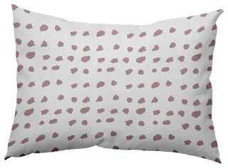 Dot Of Spots Decorative Throw Pillow, Romantic Purple, 14"x20"