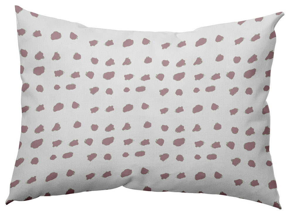 Dot Of Spots Decorative Throw Pillow, Romantic Purple, 14"x20"