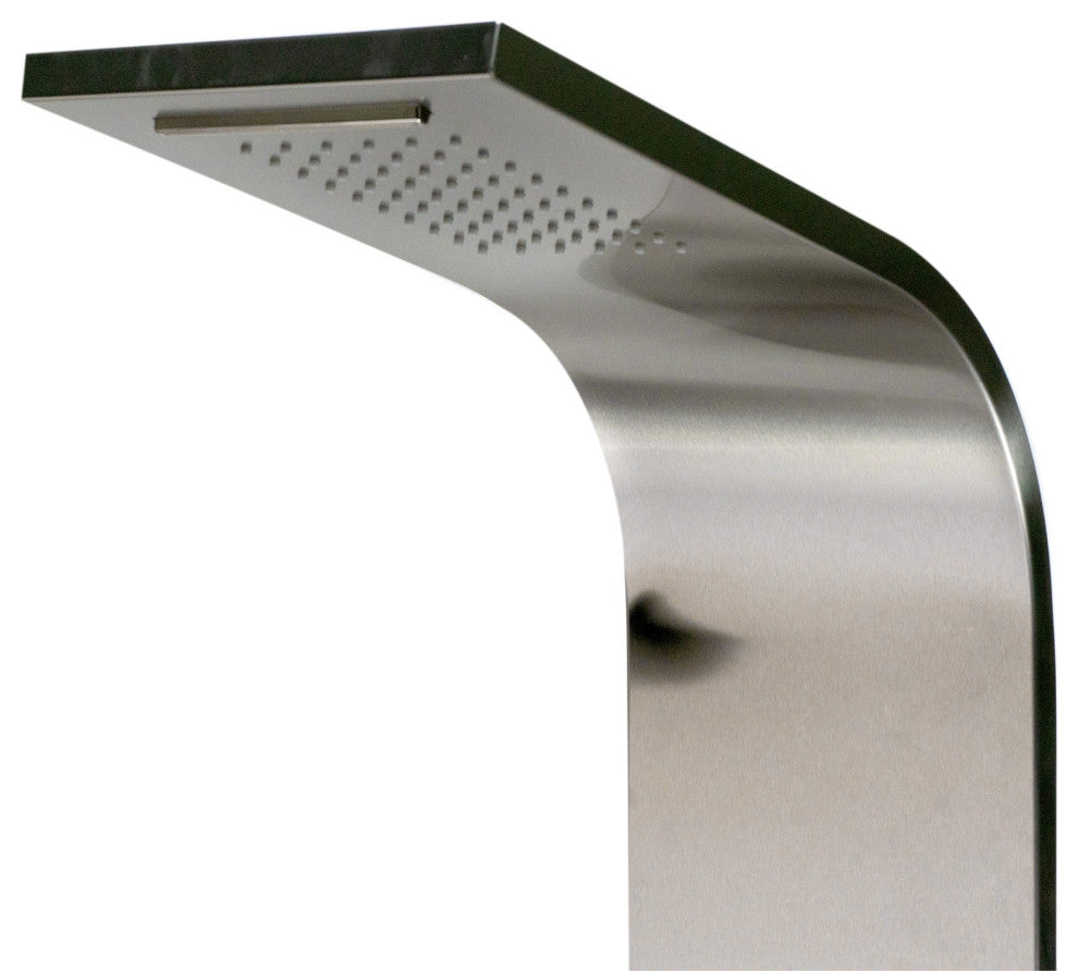 ALFI brand ABSP30 Alfi Trade Thermostatic Shower Panel - Brushed Stainless